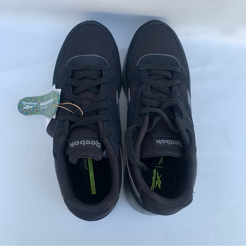 New Reebok Unisex GL 1000 Comfort Footbed size 8 Men / Women 9 Black/Grey - Picture 6 of 16